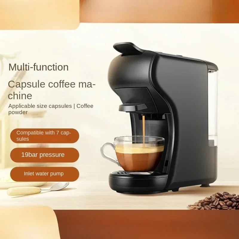 Capsule coffee machine home automatic mini small lightweight multi-functional office