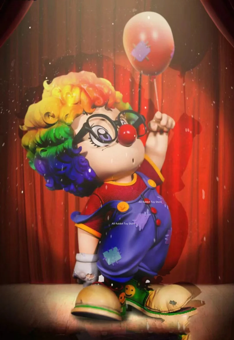 Dr. Slump Anime Figure Arale Clown With Balloon Action Figurine PVC Dr IQ Statue Model Doll Room Decora Collection Toy Kid Gift