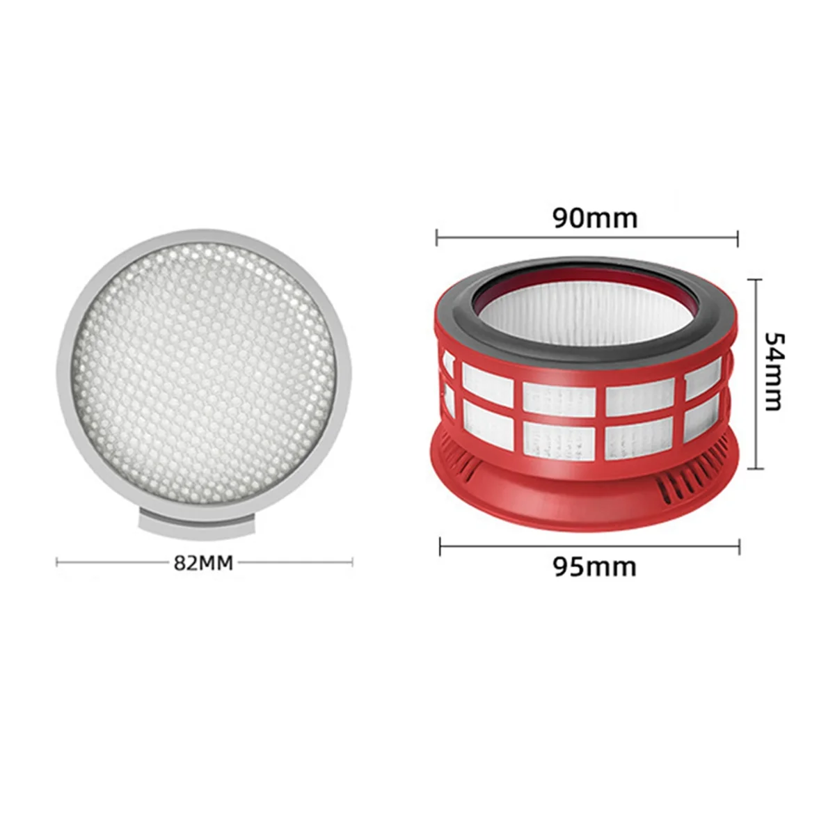 Aspiradora inalámbrica de mano Roborock H6, filtro HEPA, filtros delanteros y traseros, reemplazo de accesorios