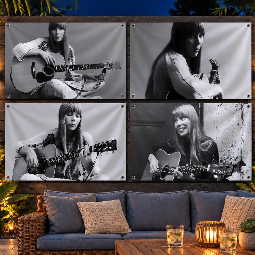 Iconic Singer Joni Mitchell Flag Banner Tapestry For Party Outdoor Garden Yard Home Decor