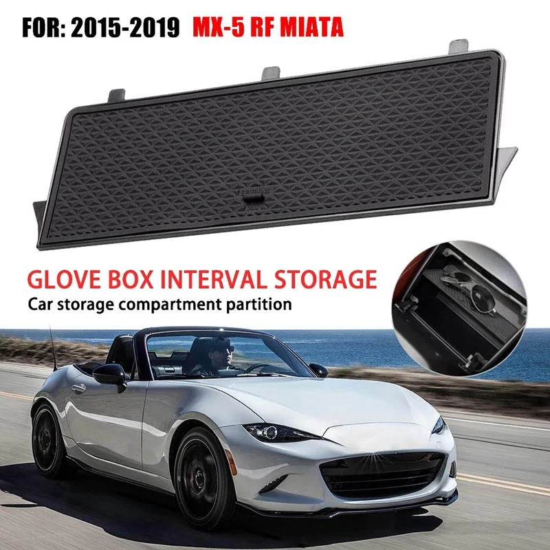 Car Center Console Organizer Glove Box Organizer Partition for Mazda MX5 MX-5 RF Miata 2015 2016 2017 2018 2019