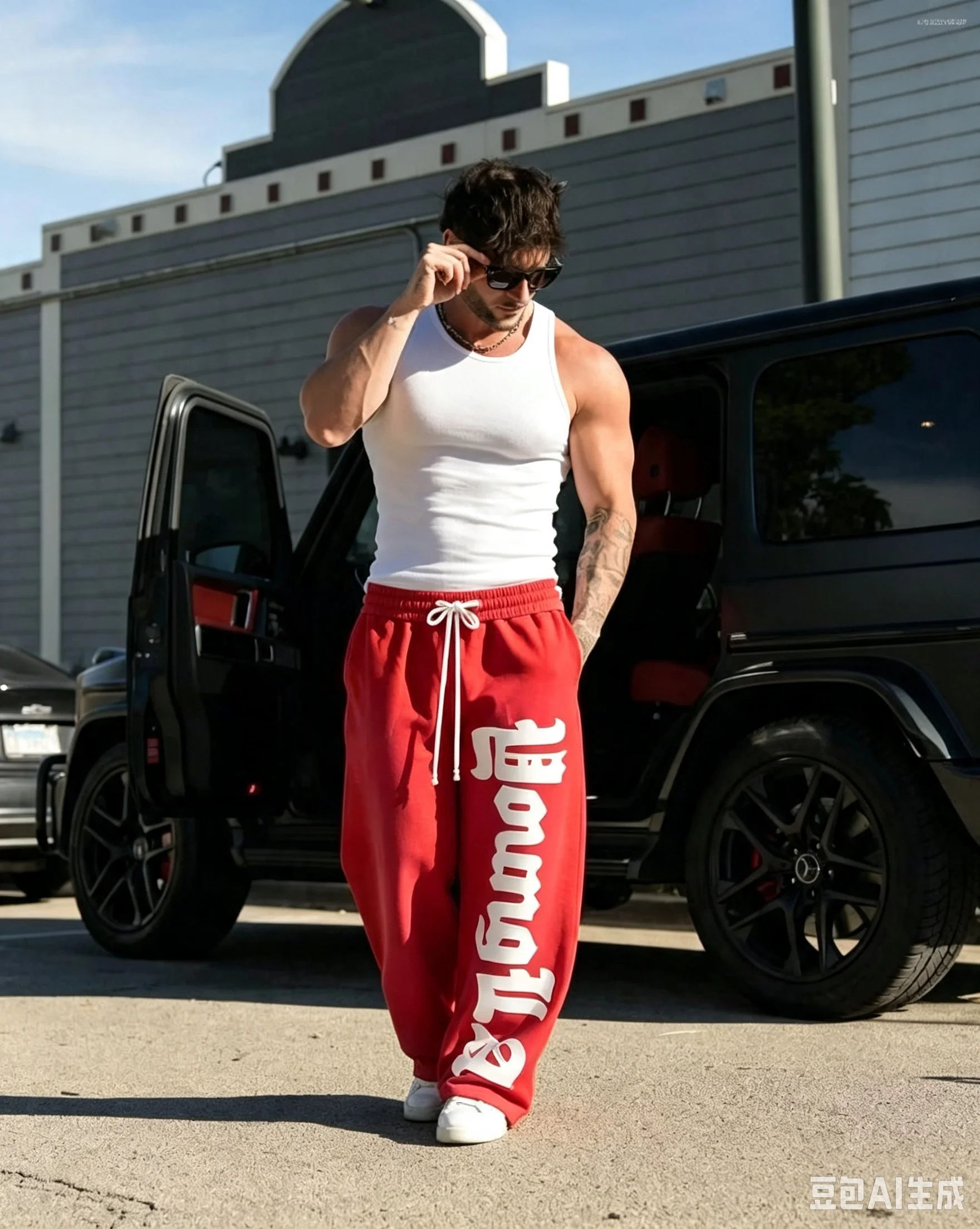 2026 New Gothic Vertical Letter Graphic Sweatpants Elastic Drawstring Loose Y2K Hip Hop Streetwear Casual Long Trousers kids