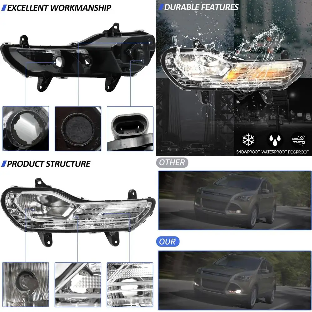 

Передняя противотуманная фара Ford Escape со стороны пассажира 2013-2016, совместима с FO2520189 и FO2521189