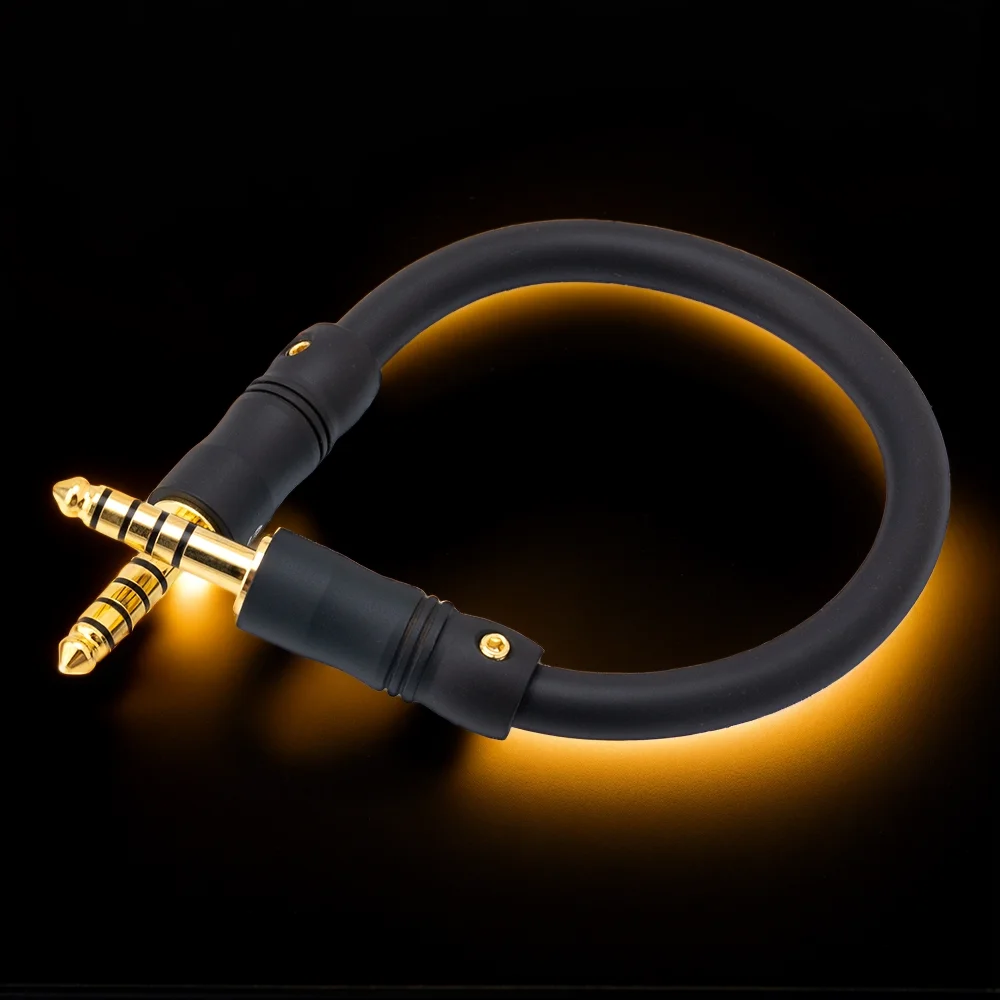 

■Japan Mogami Hifi OFC 4.4mm Balanced Male to 4.4mm Balanced Audio Adapter Cable Gold Plug 4.4 Male to Male Adapter