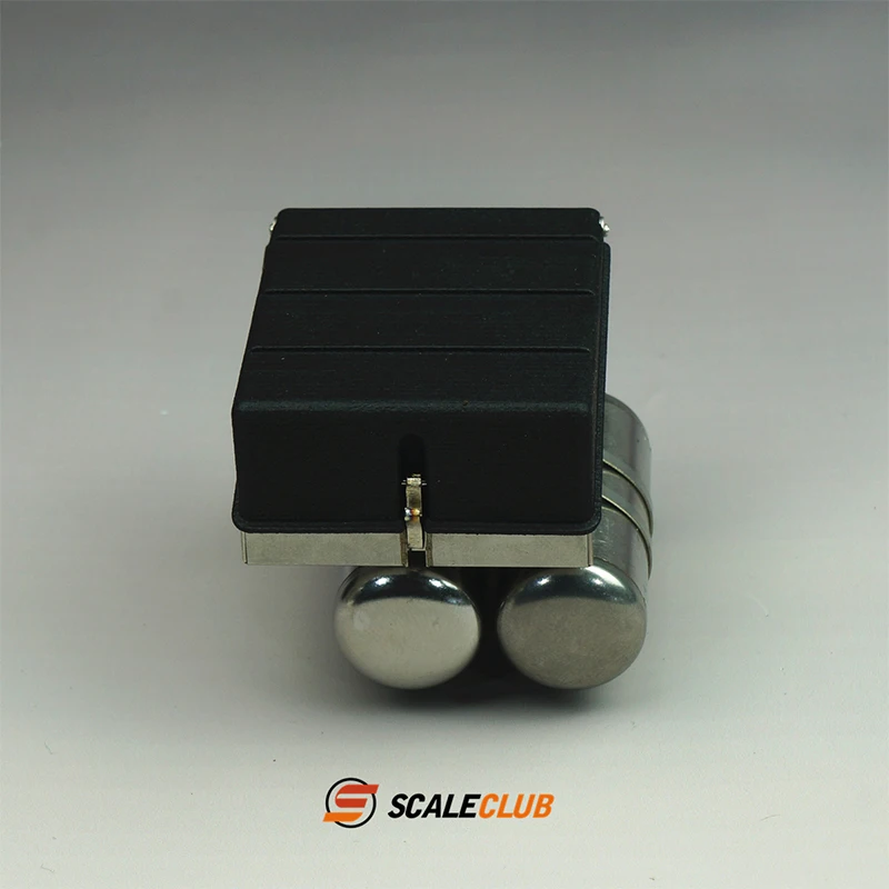 Scalclub and JXmodel 1/14 Tamiya F2000 Tractor Upgrade Metal Gas Tank Battery Box