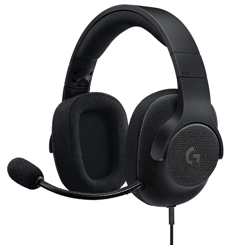 Позолоченные запасные игровые микрофонные наушники из пены для Logitech G433 G233 GPro GPROX G 433 233 Pro X
