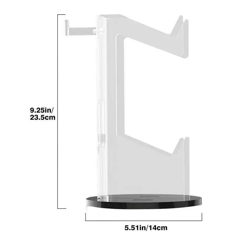 Controller Holder Stand Controller Organizer For Table 2 Tiers Acrylic Universal Controller Display Stand Headset Holder & Desk