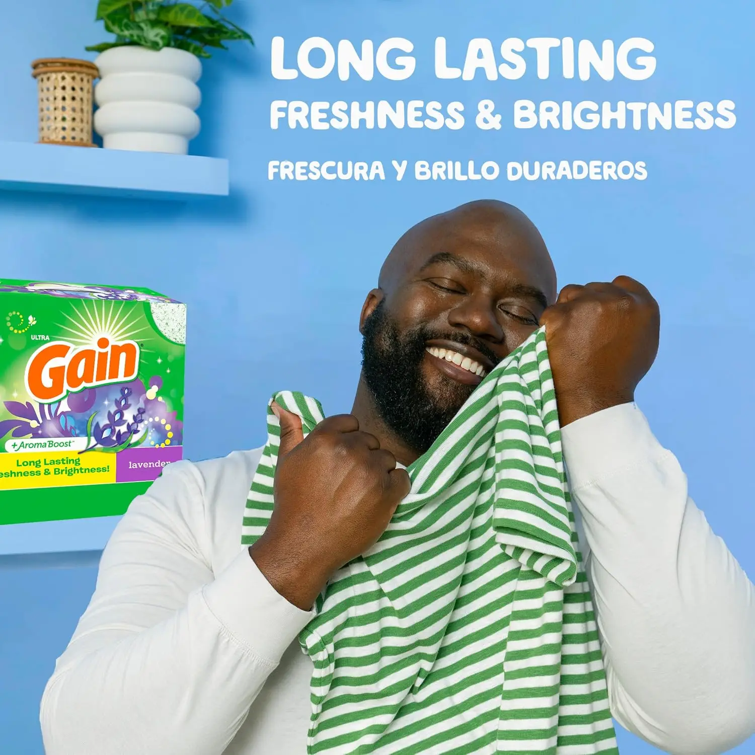 Gain Powder Detergent Lavender 133 Loads 123oz