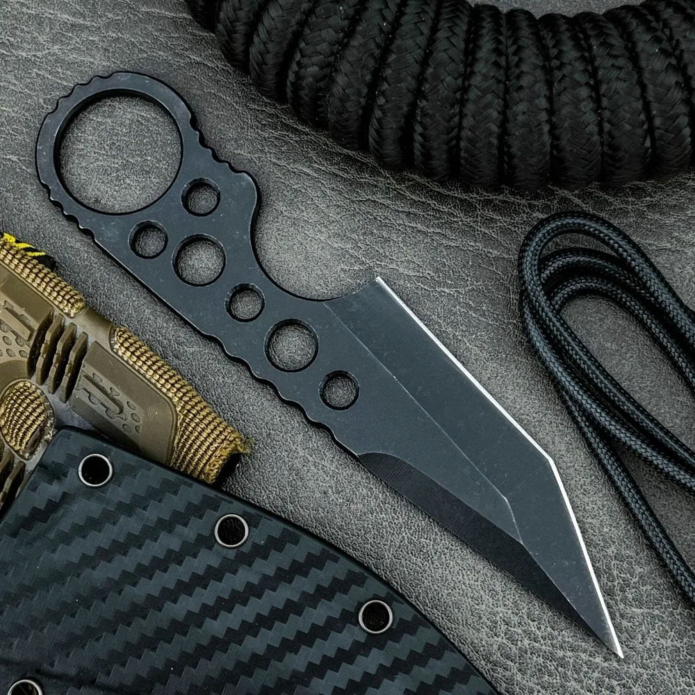 

Популярный многофункциональный нож, нож с фиксированным лезвием высокой твердости, лезвие 440c, ручка 440c, уличный прямой нож, прочные охотничьи ножи