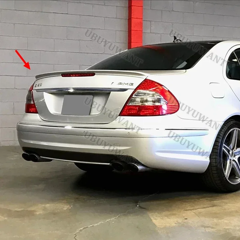Für Mercedes-Benz E-Klasse W211 2003-2009 E320 ABS Heckspoiler Kofferraumflügel Abdeckung Autozubehör – Detail 2