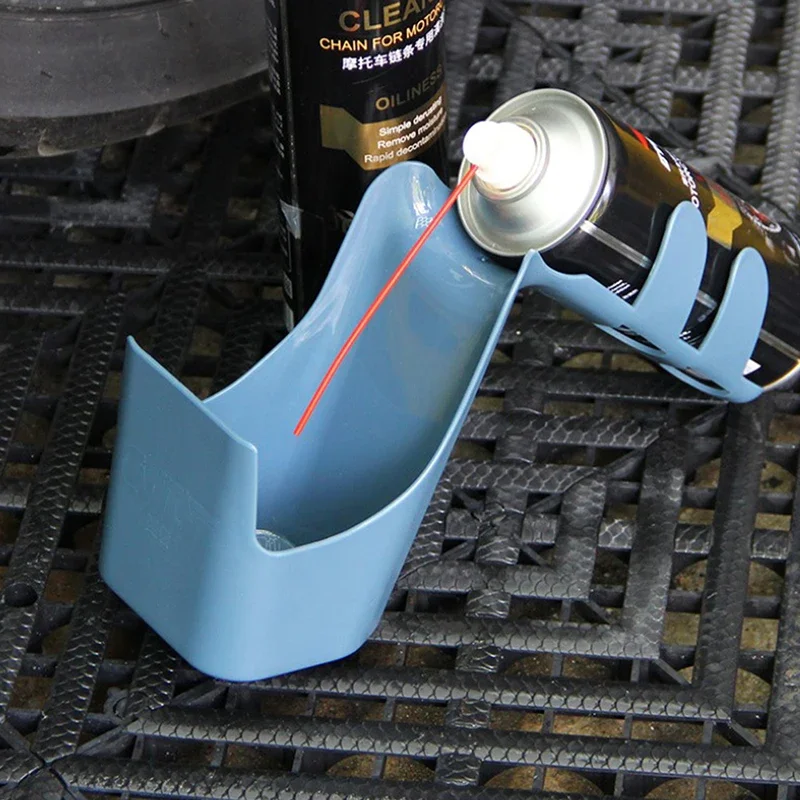 صندوق أدوات مقاوم للزيت للدراجات/الدراجات النارية - منظف سلسلة وتخزين التشحيم الخالي من التنقيط #4