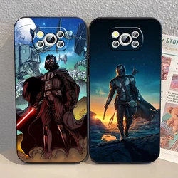 S-Star W-Wars Jedi Anime For Xiaomi Mi Poco F5 F4 F3 X6 X5 X4 X3 M6 M5 M5S M4 M3 C65 Pro GT NFC 5G Black TPU Phone Case