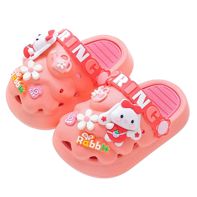 Zomer Slippers Voor Kinderen Koude Slippers Indoor Antislip Zachte Bodem Comfort Schattige Baby Gat Schoenen Jongens Meisjes