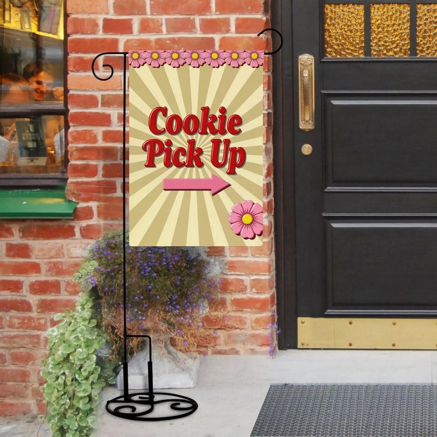 Cookie Pick Up Garden Flag 12 X 18 Inches, All-Season, Small Welcome Flag AAS