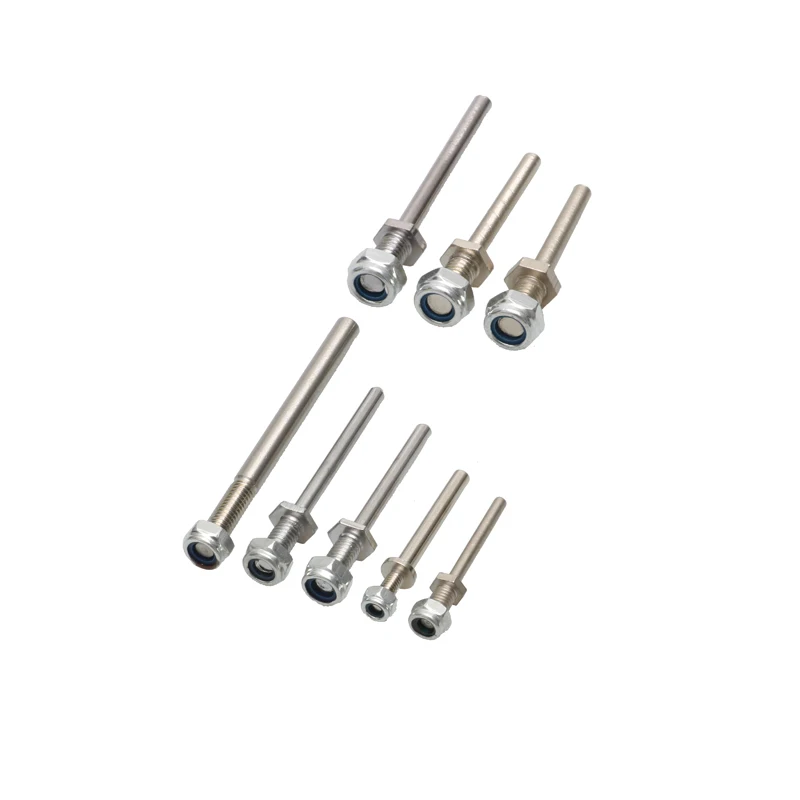 1 paire de roues de train d'atterrissage, filetage M4/M6/M8, arbre de 4/5/6mm de diamètre, essieu en acier avec écrou de blocage, accessoires de remplacement pour avion RC