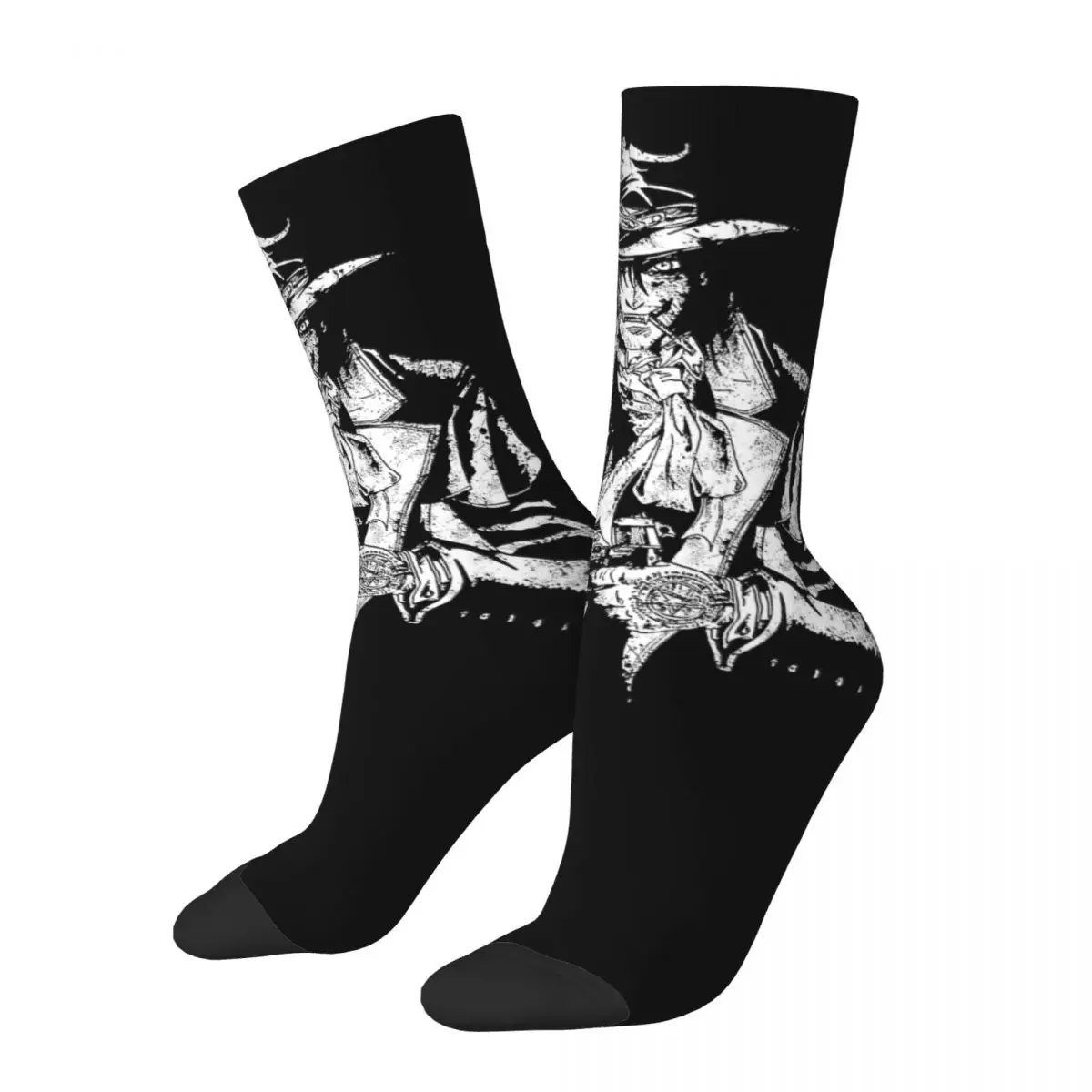 

Happy Funny Male Men Socks Novelty Hellsing Sock Anime Skateboard Women Socks Spring Summer Autumn Winter