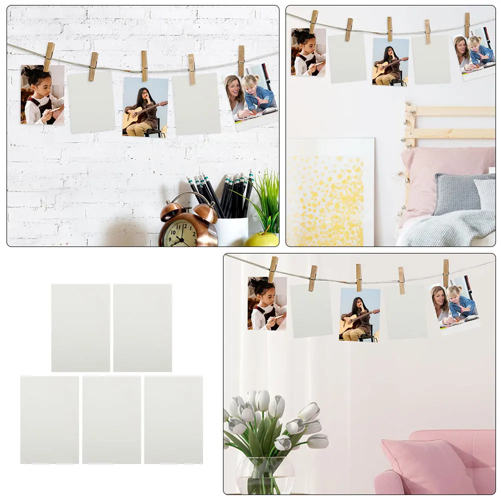 5Pcs Blank Aluminum Plates Sublimation Metal Blanks for Photo Frame DIY Craft Projects High-Quality Smooth Surface