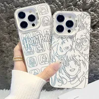 Harry Potter Creative Hogwarts Cartoon Cute Phone Case For iPhone 16 15 14 13 12 11 Pro Max XS Max 7 8 Plus MINI Y2K Magic Cover