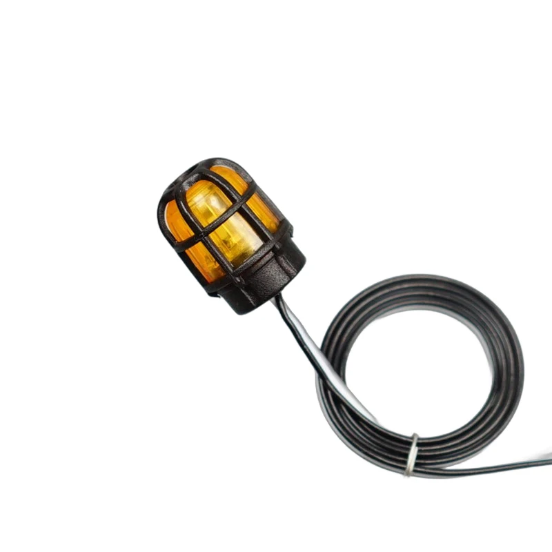 LED Warning Light 360 Degree Rotating Light Engineering Lamp For 1/14 Tamiya RC Truck Tipper Excavator DIY Cars Model Parts Toys - view 6