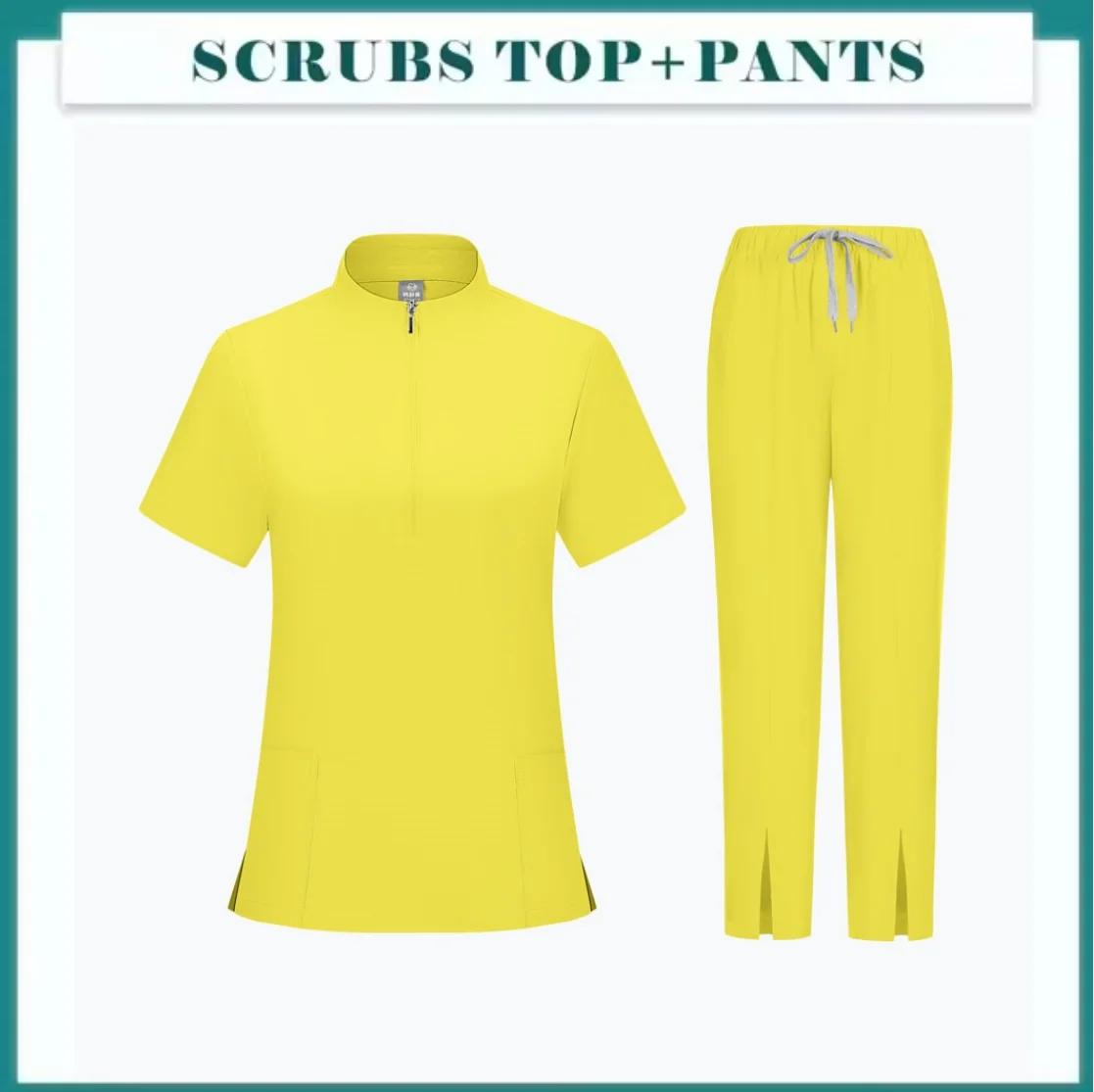 Verpleegkundige Scrub T-shirt Medisch Uniform Apotheker Werkkleding Vrouwen Mannen Verpleging Tandarts Tops Klassieke V-hals Scrub Tops Chirurgische Blouse