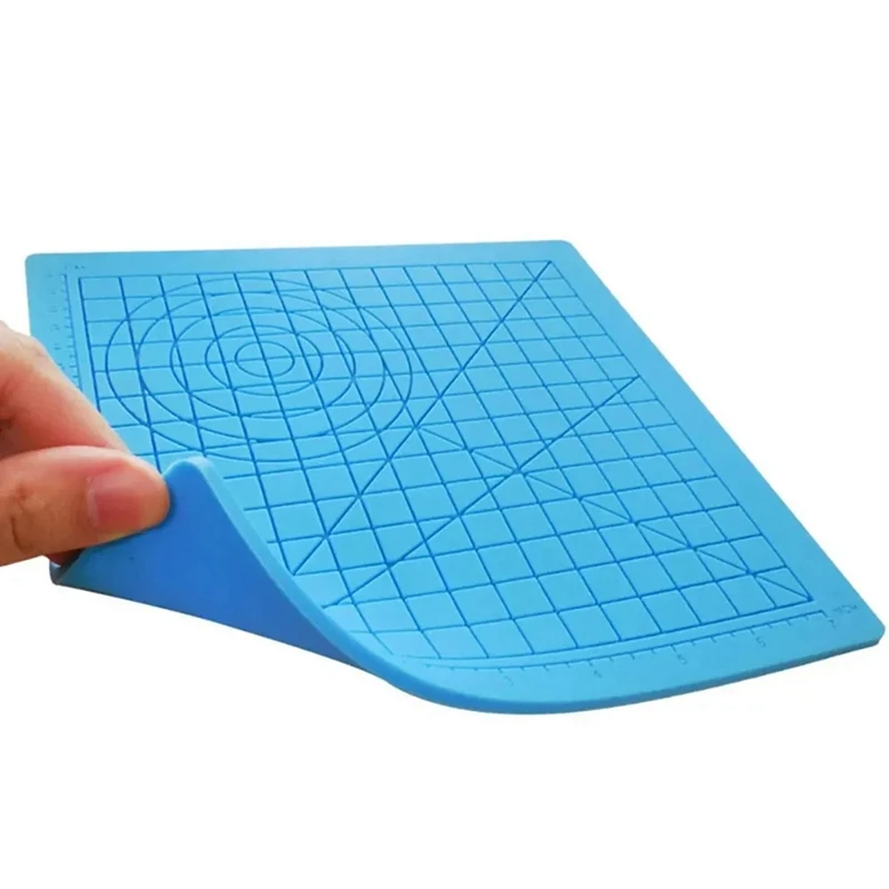 3D Printing Pen Silicone Mat DIY Drawing Template Pad With Heat-Proof Finger Sleeve Art Tools F