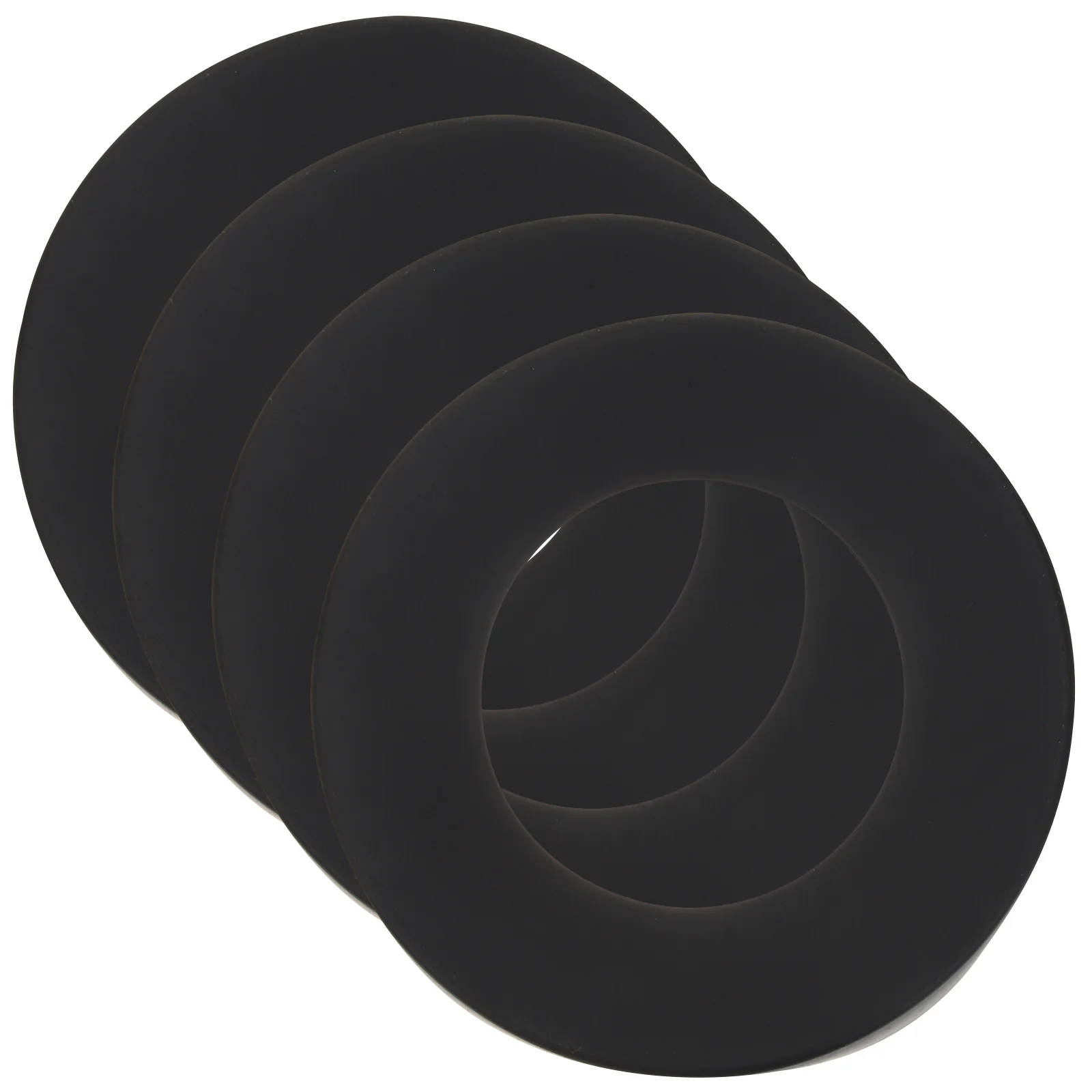 

4Pcs Silicone Bottle Sleeve Non- Bottom Protective Cover Insulation Mat Water Kettle Silicone Base Scratch Proof