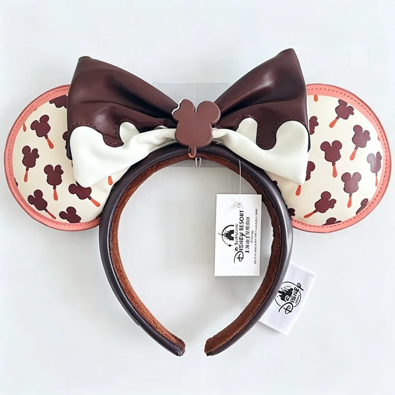 Disney Princess Headband Mickey Ear Rapunzel Sequin Bow Hair Hoop Birthday Gift Girl Accessories Halloween Gift Christmas Jack image 3
