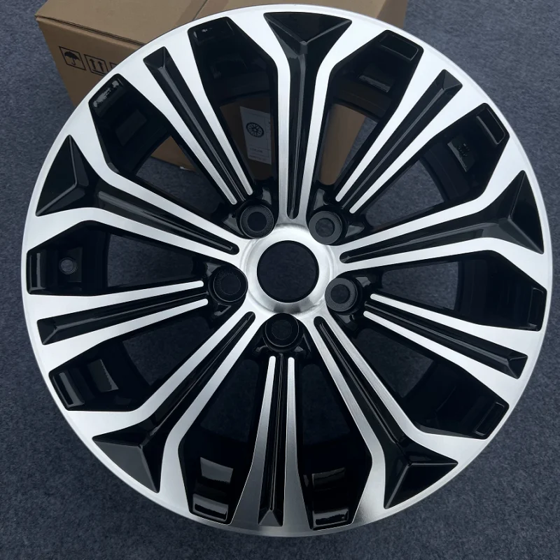 

Star Quality 5 Holes 17Inch 5 X 1143 Black Machine Face Wheels Rims Set In Low Price For Prado Toyota Corolla Land Cruser