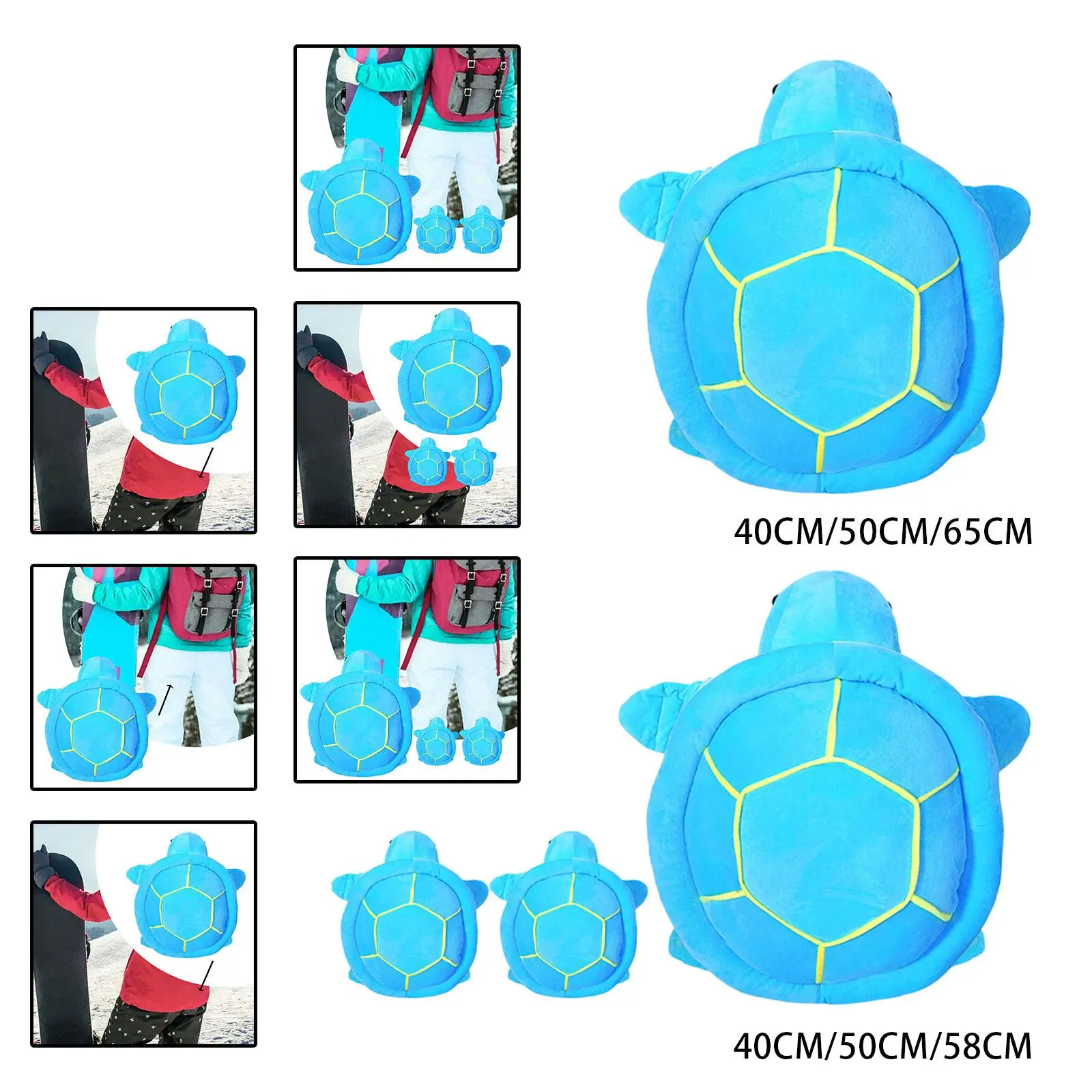 

Snowboarding Hip Pad Lightweight Cute Tortoise Soft Snowboard Hip Protector