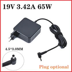 19V 3.42A 65W 4.5*3.0MM Charger Laptop Adapter For ASUS UX481 UX481FL UX480 UX480FD X755J P553UJ PU301LA UX21 UX31A U38N