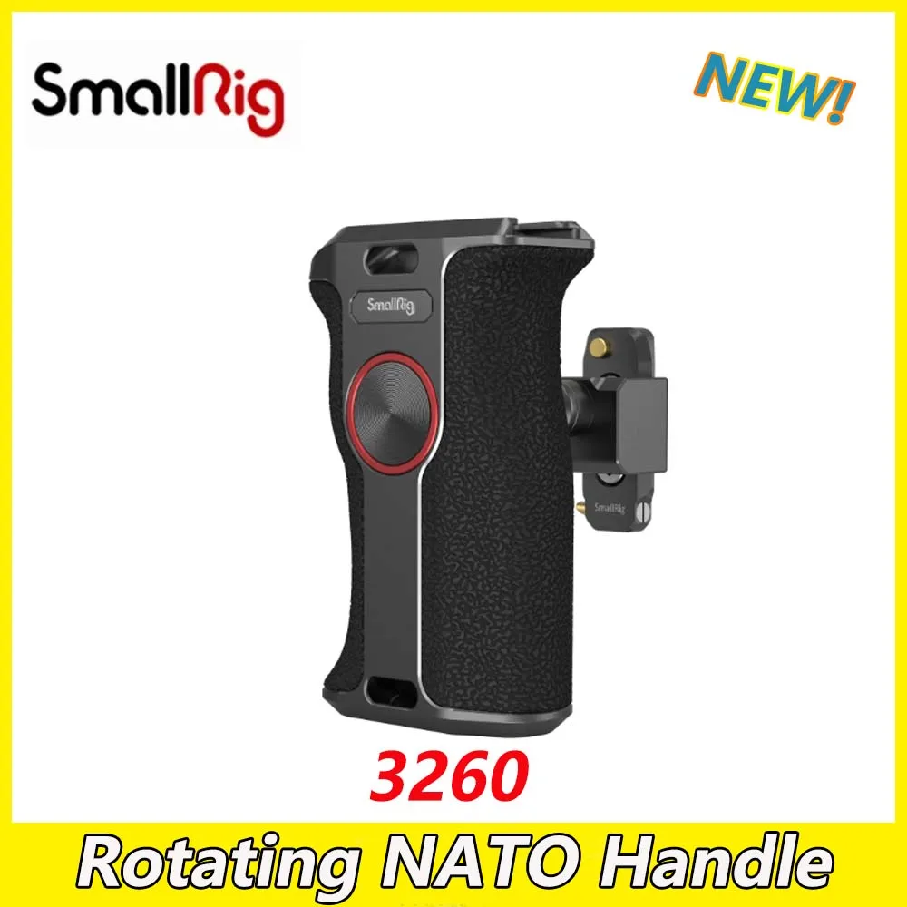 

SmallRig 360-Degree Rotating Handgrip NATO Camera Left Side Handle For Sony/For Canon/For Nikon Camera Cage with NATO Rail 3260