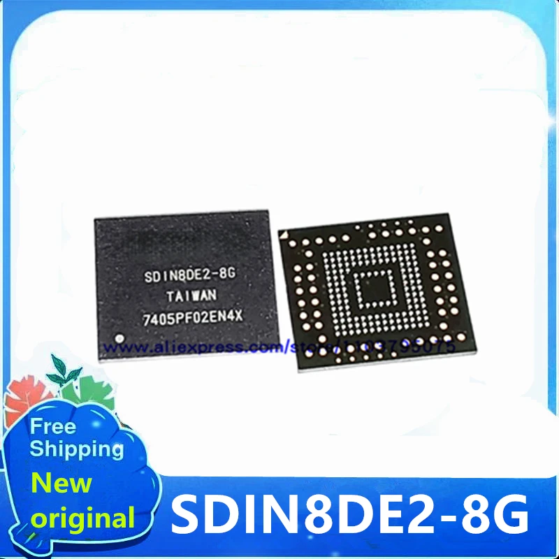 

5 шт./лот оригинальный SDIN8DE2-8G SDIN8DE2 BGA153 EMMC 8g плоский чип мобильного телефона 100% новый и подлинный