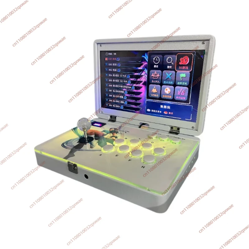 14-Inch Portable Joystick Game Console 2025 New Home Arcade Folding 21-inch Integrated Fighting Machine with Screen