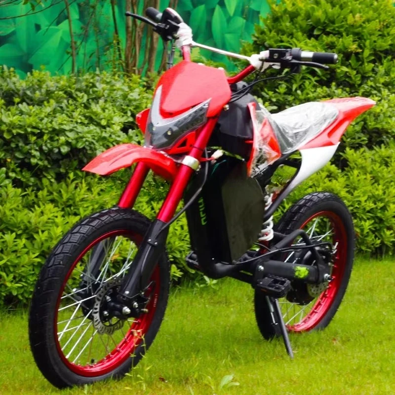 WWQ 20Ah 72V 2000W Electric Motorcycle Off-Road Bike Brushless Wheel Hub Motor