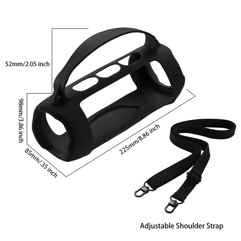 حافظة غطاء سيليكون ذكية مقاومة للصدمات لهاتف JBL Charge 5 اللاسلكي واي فاي سمّاعات بلوتوث حافظة واقية للتخزين