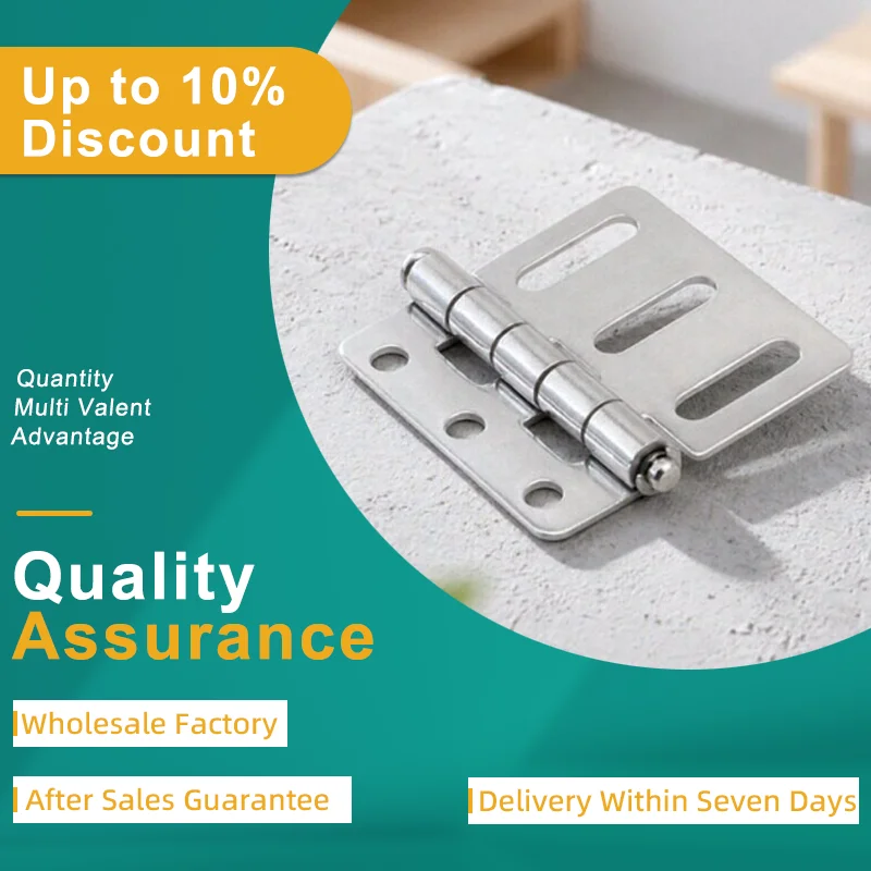 2pcs Asymmetric Perforated 304 Stainless Steel Butterfly Hinge Suitable For Industrial Automation Machinery Equipment