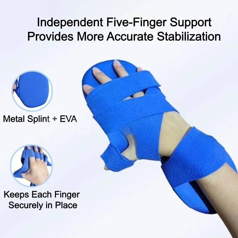 1PC Finger Splint Wrist Brace Hand Support Thumb Finger Fixation Corrector Wrist Brace Immobilizer