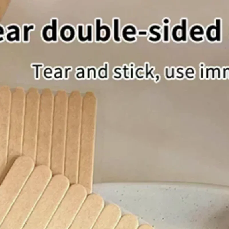 

60/66pcs Transparent Double Adhesive Tape False Nails Display Stand Glue Stickers Acrylic Practice Showing Bar Nail Art Tools