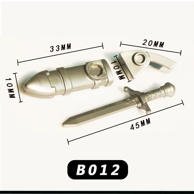 Medieval European Military Sword Kit Packs MOC Building Blocks Weapons Parts Model Bricks Toys Compatible With LEGO