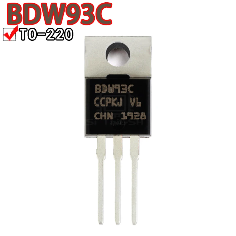 10PCS BDW93C TO-220 BDW93 TO220 Darlington Transistor BD241C BD243C BD244C BD911 BD912 BDW94C BDX33C BDX34C BDX53C BDX54C