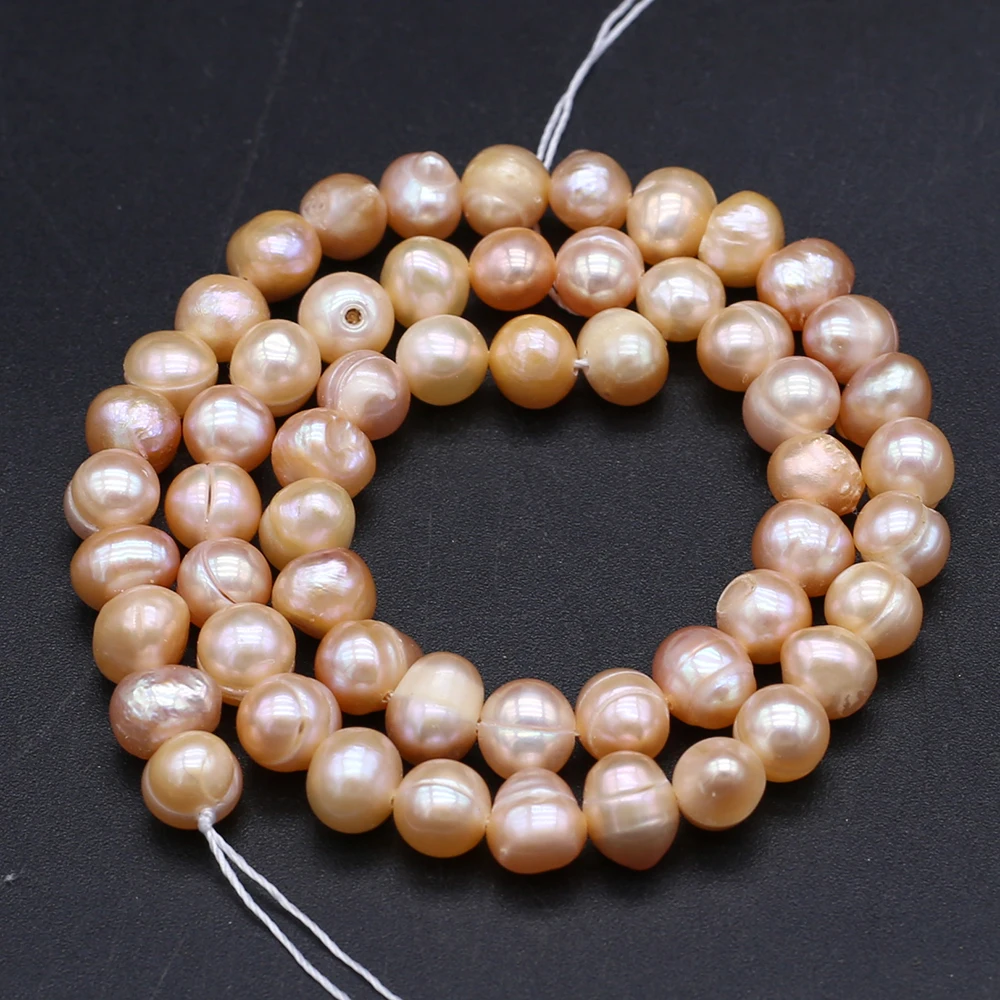 

A-Level Natural Zhuji Freshwater Culture Pearl Beads Loose Spacer White Bead for Jewelry Making DIY Nacklace Bracelet Supply