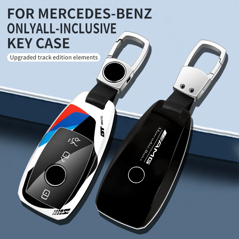 

New Car Key Fob Case Cover Protector Suitable For Mercedes Benz E C Class W204 W212 W176 GLC CLA GLA Car Accessories