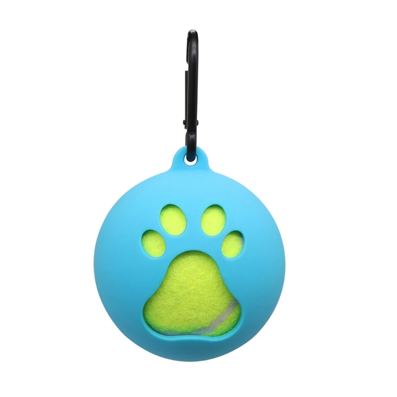 Standard Tennis Ball Holder with Carabiner Hands-Free Pet Ball Cover Holder