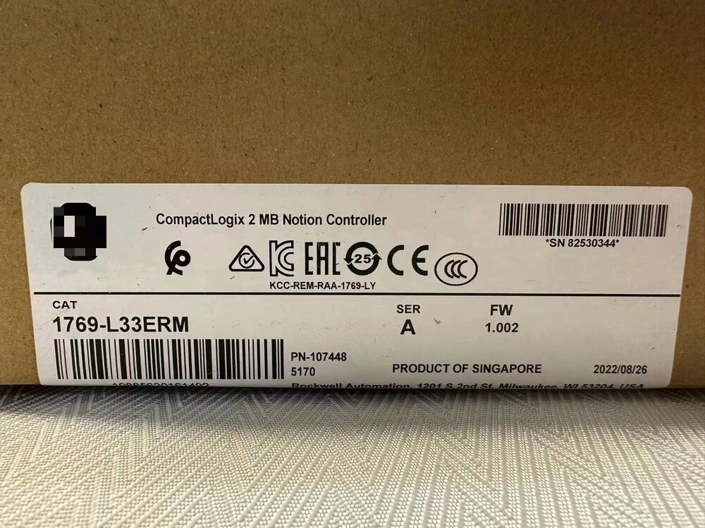 1769-L33ERM SER A NEW CompactLogix 2 MB Motion Controller