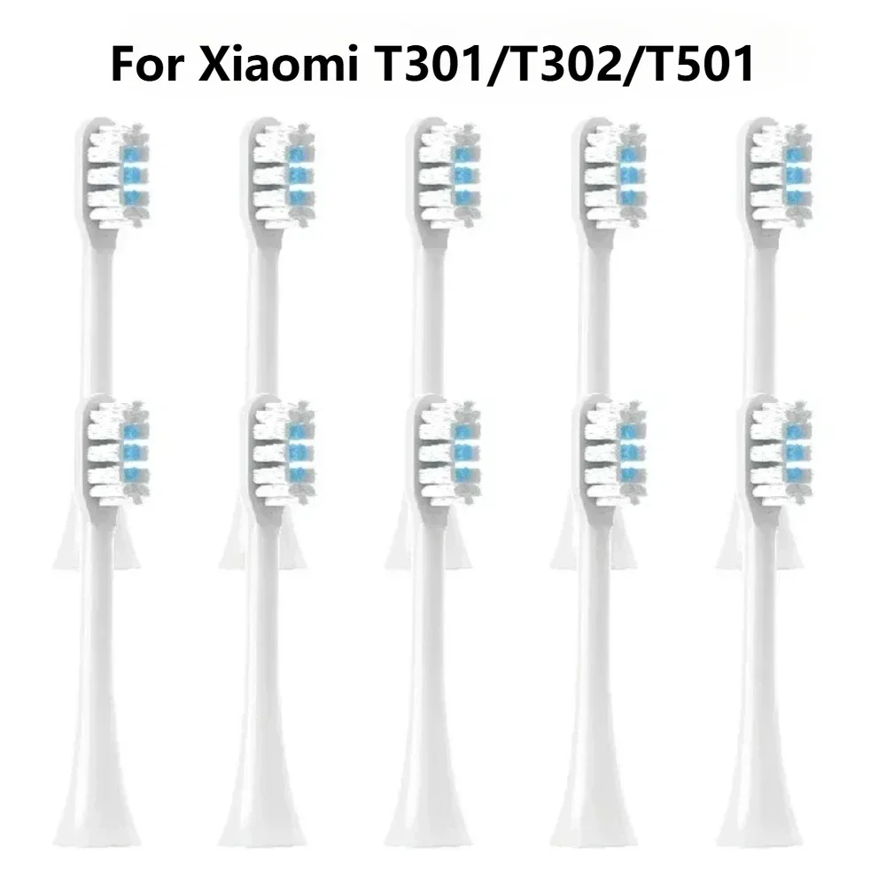 Replacement Toothbrush Heads for MIJIA T301/T302/T501 Sonic Electric Tooth Brush DuPont Bristle Nozzles With Vacuum Packaging