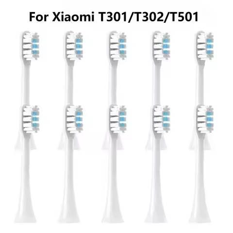 Replacement Toothbrush Heads for MIJIA T301/T302/T501 Sonic Electric Tooth Brush DuPont Bristle Nozzles With Vacuum Packaging