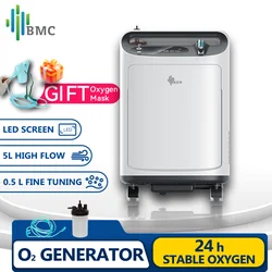 BMC Medical 5L Oxygen Concentrator 93%±3% Concentration Household Oxygen Machine For Elderly Pregnant Women Oxygen Generator