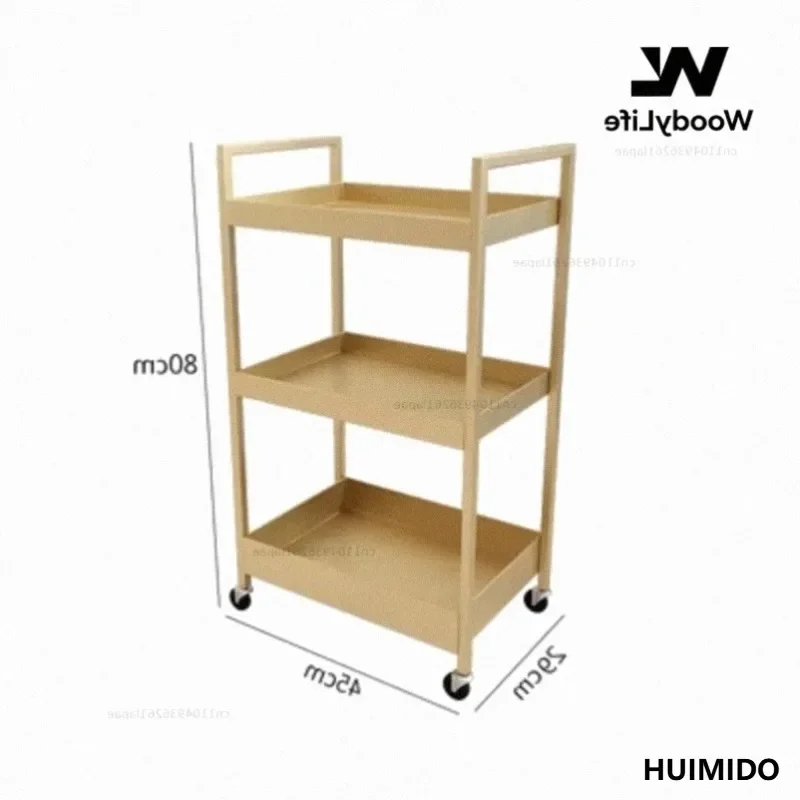 Beauty Salon Cart Mobile Storage Multi-function Storage Cart