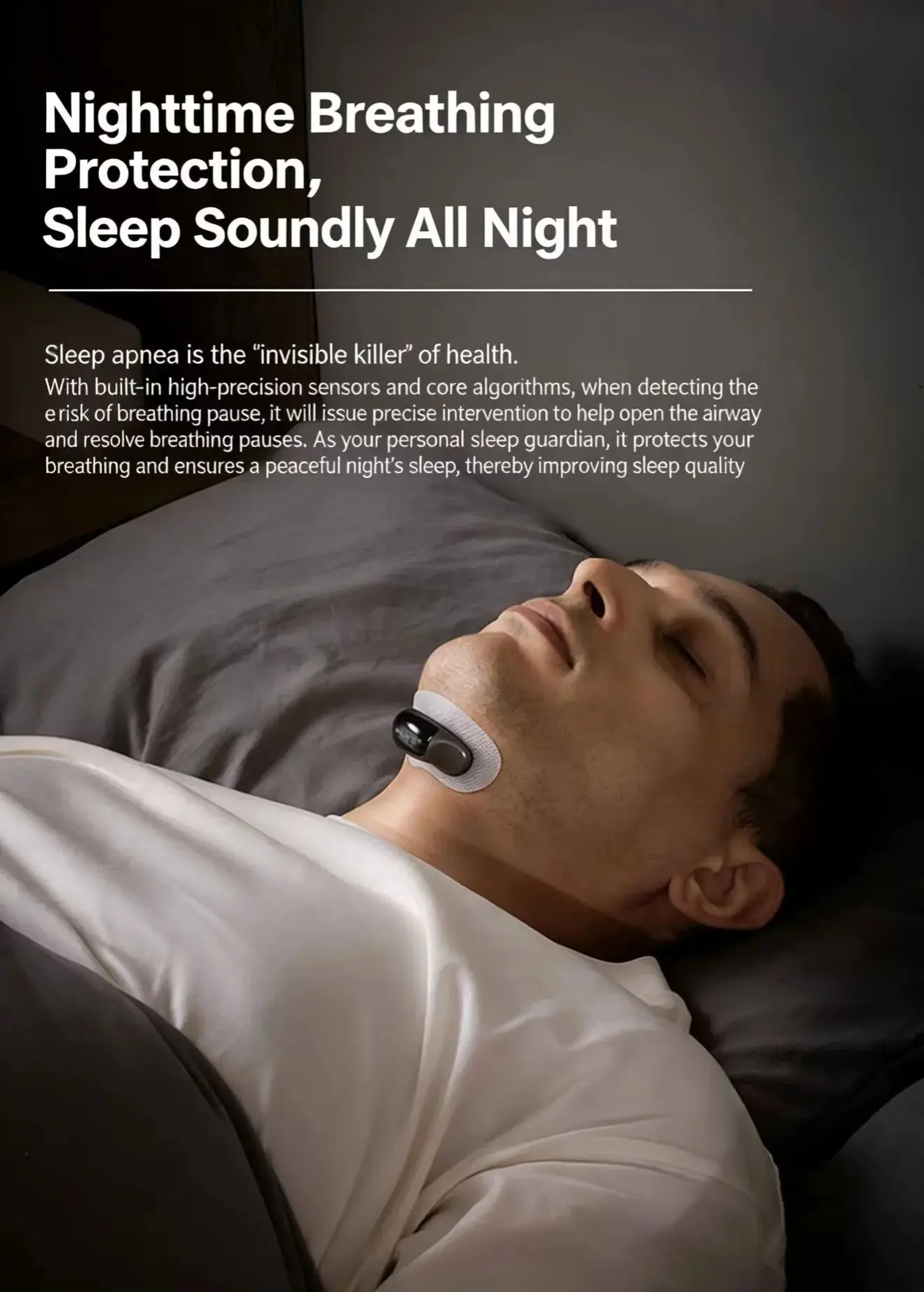 YA4600 Smart snore stopper special purpose Smart Snore Stopper Stop Snoring Anti Snoring Device Wristband Sleeping Aid