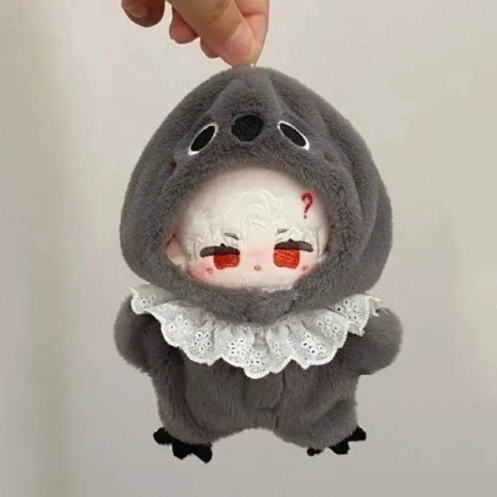 カラスジャンプスーツ 10 センチメートル綿人形服ぬいぐるみ交換 10 センチメートル人形服衣装ドレスアップかわいいアイドル人形服